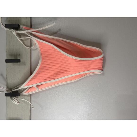 aerie Other - Aerie Pleated Bikini Bottom - Stylish Coral Swimwear XL